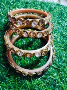 Gold And Silver Bangles