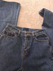 Vintage Flared Blue Jeans