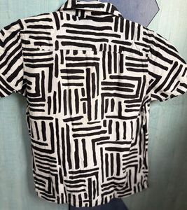 Men's Graphic Print Short Sleeve Shirt