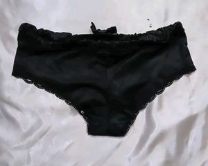 Black Satin panty