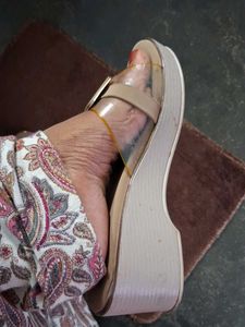 Madam Tanya Clear Strap Slides