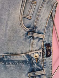 Ripped Flare Jeans
