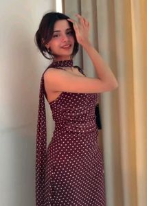 Elegant Polka Dot  dress