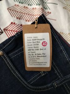 Dark Wash Denim Jeans