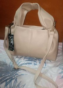 Stylish Beige Shoulder Bag