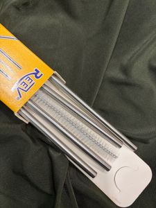Reusable Metal Straws with Cleaning Brush
