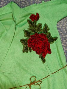 Floral Embroidery dress and new shampoo