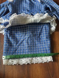 Blue custom made designer dress for 5-7yrs girls