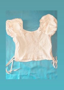 Puff Sleeve Crop Top