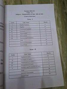 Class X Mathematics Support Material