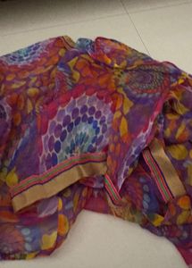 Vibrant Floral Print dupatta