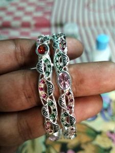 Gota Chandi Bangles