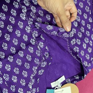 Block print Short Kurta