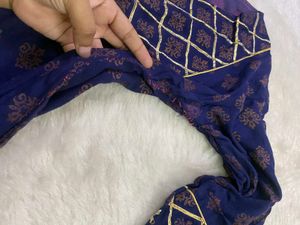 Elegant Blue Printed Kurta