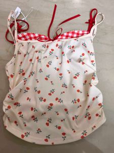 Floral Print Crop Top