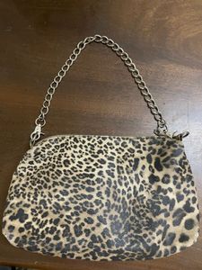 Leopard Print Chain Bag