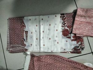 Beautiful Floral Print Dress Material