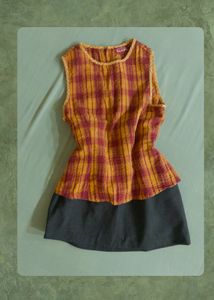 Chic Plaid Kurta Set