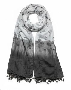 Stylish Gray Ombre Scarf
