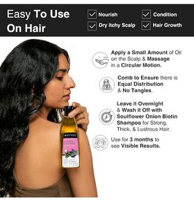 Soulflower Rosemary Lavender Healthly Hair Oil