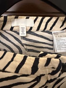 Trendy Zebra Print Trousers