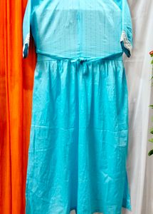 Blue Printed Kurti
