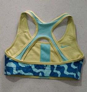 Nike Girls Reversible Sports Bra black emerald ris