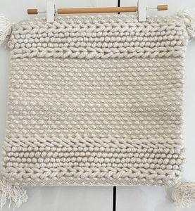 Boho Textured Throw Pillow Cover