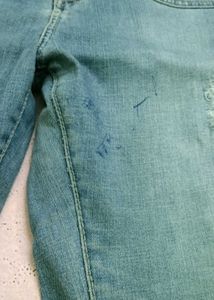 Women's Flared Ripped Jeans