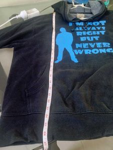 Black "I'm Not Always Right" Hoodie