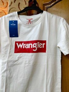 Wrangler White T-Shirt - Size S