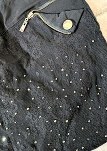Chic Black skirt with inbuilt shorts
