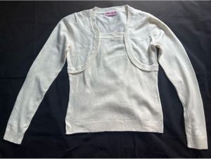 Cream Knit Bolero Top