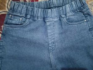 Comfortable Blue Denim Flare Jeans