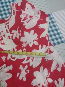 Magenta Floral Kurta Set