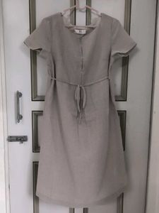 Beige Casual Dress