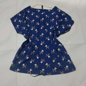Poodle Dog Print Top