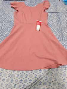 Chic Pink Fit & Flare Dress and new facewash free