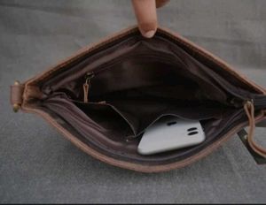 Handmade Leather Crossbody Bag