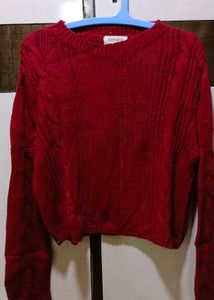 Red Knit Sweater