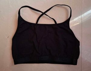 Comfortable Black Sports Bra