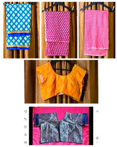 Combo Of 5,2 Stitched Blouse Size 38 inches n 3 Pi