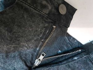 Blue Haven Black Denim Cargo Skirt