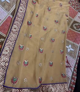 Exquisite Embroidered Saree