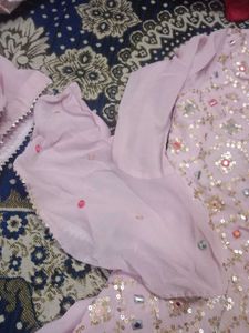 Elegant Pink Embroidered Anarkali Kurta