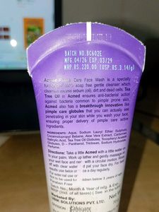 Acmed Gentle Pimple Care Face Wash