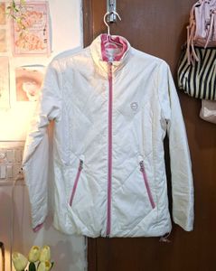 Wolsey Quilted Jacket with Pink Accents
