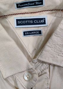 Brand New Seal Tag Formal Khaki Shirt  Sparky