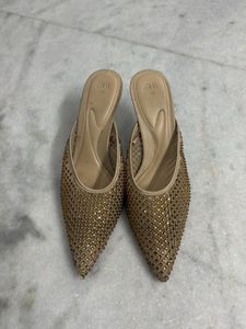 Sparkling Embellished Mules