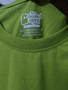 The Souled Store Lime Green Graphic T-Shirt